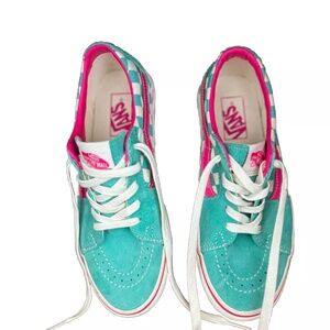 New Vans Sneakers | turquoise, white and pink.